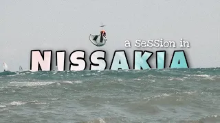 a SESSION in Nissakia Loutsa // Wingfoiling in Greece