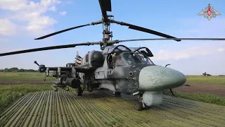 Ka-52 startup and breaking of attack run ORIGINAL SOUND  [3-Sep-2023]