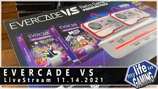 The Evercade VS Retro Gaming Console - Unboxing and Testing :: LIVE STREAM