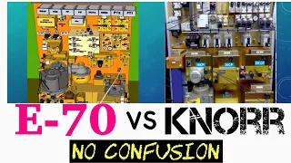 Knorr vs E-70 THREE PHASE LOCO PNEUMATIC PANEL