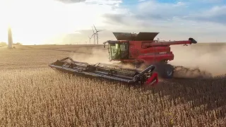 540 Horsepower Combine Literally Eats Everything