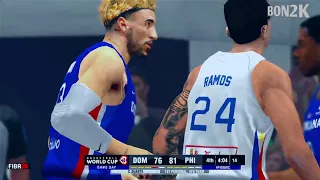 Gilas Pilipinas 🇵🇭 vs Dominican Republic I Fiba World Cup Game 2023 FIBA2K Simulation #fiba2k