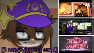 passado família afton+Henry reagindo fnaf songs [parte 1]