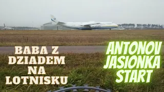Start największego samolotu Antonov 225 Mrija Jasionka 14.11.2021