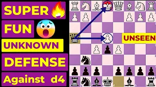 The Unknown Super Fun Response to 1. d4   Worst is Draw! 😲😲😲