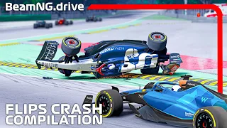 Formula Car Flips Compilation #1 | BeamNG.drive