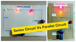 series circuit and parallel circuit working model | Difference between series and parallel circuit