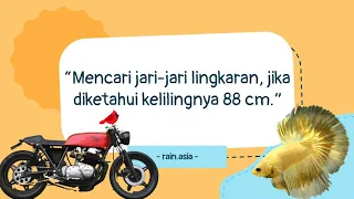 Cara Mencari Jari-jari Lingkaran Jika Diketahui Kelilingnya 88 cm