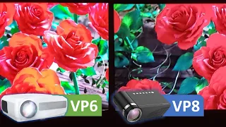 BlitzWolf VP6 vs VP8 - Comparing a FULL HD vs HD projector!