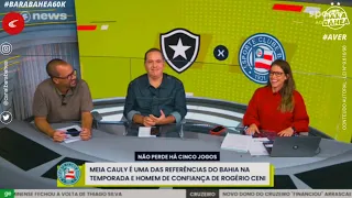 🚨JOGO PARA SER LÍDER! SPORTV CRAVA: “O BOTAFOGO VAI SOFRER… NA HORA QUE O BAHIA COMEÇAR…”