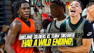 #1 Ranked AJ Dybantsa & Tyran Stokes GETS TESTED By Tough Squad! (WILD ENDING!)