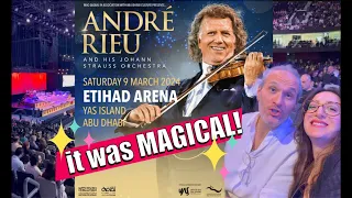 VISUAL DIARY: 9Mar2024- brief clips Andre Rieu in Abu Dhabi 🎶✨🥳 MAGICAL NIGHT🎶✨