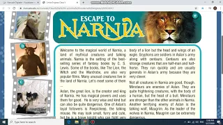 5th gr Escape to Narnia part1