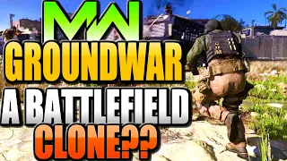 Modern Warfare 32 vs 32 Ground War - A Battlefield Clone?