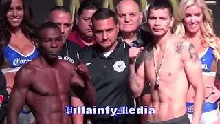 GUILLERMO RIGONDEAUX VS MOISES FLORES FACE OFF & WEIGH IN