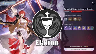 E0 Himeko Elation Path | Full Run | Difficulty V Swarm Disaster | Honkai: Star Rail