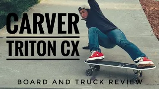 Carver Triton Series / CX trucks review | surfskate review