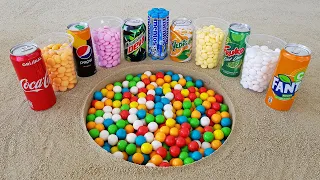 Experiment !! Gummy VS Cola, Fruko, Mtn Dew, Fanta, Yedigün, Pepsi and Different Mentos Underground