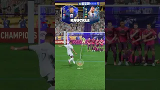 Mbappé vs Neymar Free kick Challenge #shorts #fifa23