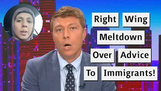 Right Wing Host Has Meltdown Over Lawyer Giving Advice To Immigrants!