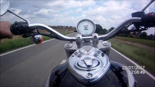 Triumph Bonneville America 800 - POV Test Drive, Acceleration, Sound, Top Speed