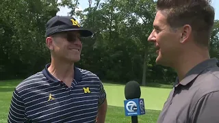 INTERVIEW: Jim Harbaugh confident JJ McCarthy can handle comparisons to Josh Allen, Patrick Mahomes