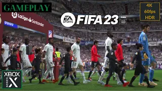 FIFA 23 - XBOX SERIES X - REAL MADRID vs ATLÉTICO - GAMEPLAY [4K60fps]