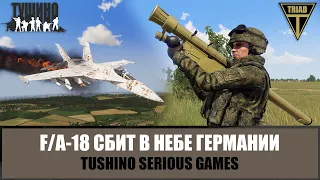 F-18 сбит в небе Германии! ВС РФ наступают на силы Бундесвера (ARMA 3 ТУШИНО)