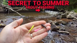 SECRET TO SUCCESSFUL SUMMER TROUT FISHING || Top 3 Lures!