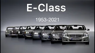 Evolution of Mercedes-Benz E-Class (from 1953 to 2021)