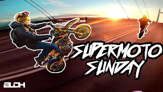 MY REAR BRAKE LEFT THE CHAT... (Wheelies) | First Supermoto Sunday of 2021 | BLDH