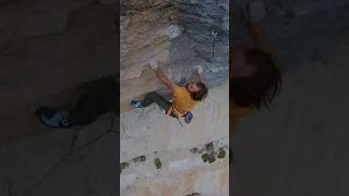 Chris Sharma’s new route Sleeping Lion (5.15c)