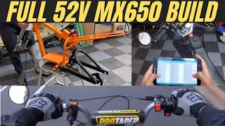 Full 52V Razor MX650 Electric Dirt Bike Build Recap