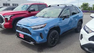 2022 Toyota RAV4 Hybrid XSE in Cavalry Blue