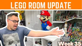 My Full Lego Room Update - Week 35 - Building Mario from Bricker Builds