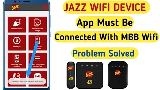 Jazz Wifi App Not Connected Problem Solved || How To Connect 4G Device with Wifi App