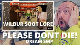 INSANE NEW LORE! WILBUR SOOT Reads DREAM SMP LORE! (REACTION!)