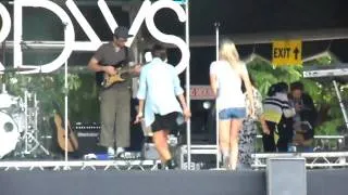 The Saturdays - Higher [Soundcheck] - Rochester Castle (16/7/2010)