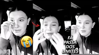 MILLIE BOBBY BROWN CHORA NOS STORIES E DESABAFA.