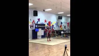 New American Record Clean & Jerk 121 kilos