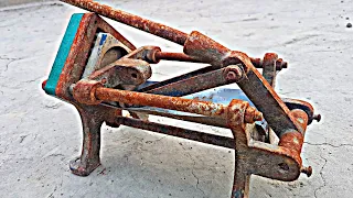Old Rusty French Fry Cutter Restoration - Cast Iron