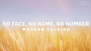 Modern Talking - No Face, No Name, No Number (Lyrics)