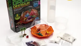 4M - Crystal Growing - Dinosaur Crystal Terrarium