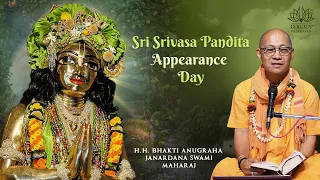 H.H. Bhakti Anugraha Janardana Swami Maharaj_Sri Srivasa Pandita appearance day_02.04.2024