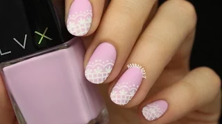 Pretty Lace Nail Art (perfect for weddings & festivals!)