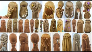 Beautiful ❤️ hairstyles and simple hairstyles and open hairstyles ❤️🌸