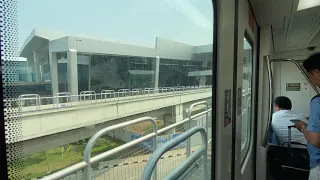 New Shuttle Train Soekarno-Hatta International Airport Jakarta Indonesia