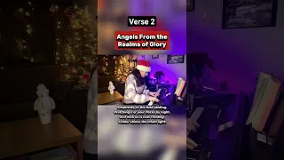 Christmas Carols Singalong: Angels From the Realms of Glory VERSE 2 congregational piano with lyrics