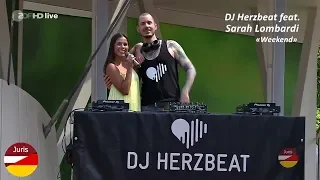 DJ Herzbeat feat. Sarah Lombardi «Weekend» ZDF-Fernsehgarten 19.05.2019