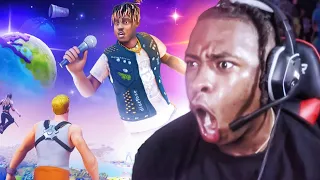 JUICE WRLD FORTNITE CONCERT REACTION VIDEO